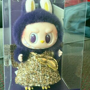 POP MART Labubu x PRONOUNCE Wings of Fortune Vinyl Plush Pendant NWT Sealed